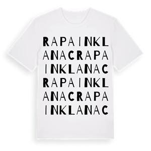Rapain Klanac ordlek t-shirt – ekologisk bomull t-shirt från Pinshirt