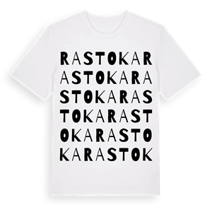Rastoka ordlek t-shirt – ekologisk bomull t-shirt från Pinshirt