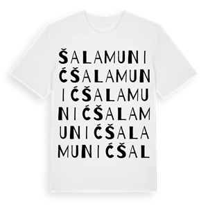 Šalamunić ordlek t-shirt – ekologisk bomull t-shirt från Pinshirt