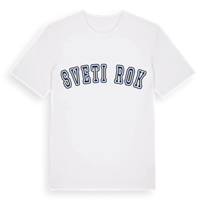Sveti Rok college t-shirt – ekologisk bomull t-shirt från Pinshirt