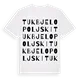 Tuk Bjelopoljski ordlek t-shirt