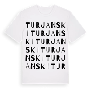 Turjanski ordlek t-shirt – ekologisk bomull t-shirt från Pinshirt