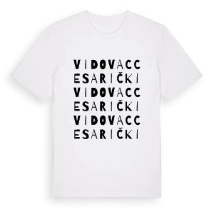 Vidovac Cesarički ordlek t-shirt – ekologisk bomull t-shirt från Pinshirt