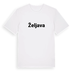 Željava fetstil t-shirt – ekologisk bomull t-shirt från Pinshirt