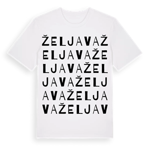 Željava ordlek t-shirt – ekologisk bomull t-shirt från Pinshirt