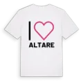 Jag älskar Altare t-shirt stort tryck
