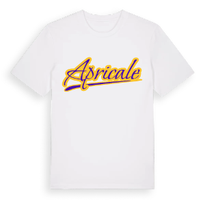 Apricale baseball t-shirt – ekologisk bomull t-shirt från Pinshirt