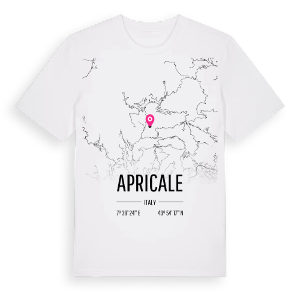 Apricale karta t-shirt – ekologisk bomull t-shirt från Pinshirt