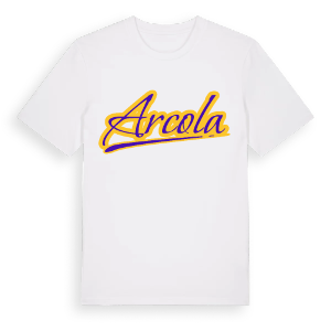 Arcola baseball t-shirt – ekologisk bomull t-shirt från Pinshirt