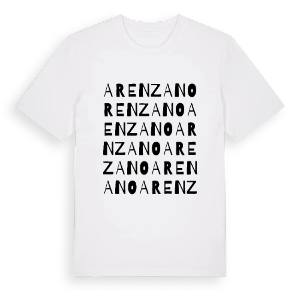 Arenzano ordlek t-shirt – ekologisk bomull t-shirt från Pinshirt