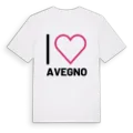 Jag älskar Avegno t-shirt stort tryck