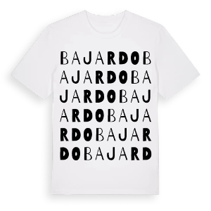 Bajardo ordlek t-shirt – ekologisk bomull t-shirt från Pinshirt