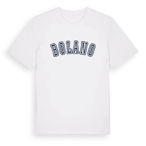 Bolano college t-shirt – ekologisk bomull t-shirt från Pinshirt