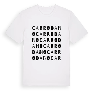 Carrodano ordlek t-shirt – ekologisk bomull t-shirt från Pinshirt