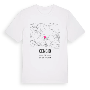 Cengio karta t-shirt – ekologisk bomull t-shirt från Pinshirt