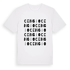 Cengio ordlek t-shirt – ekologisk bomull t-shirt från Pinshirt