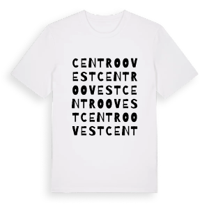 Centro Ovest ordlek t-shirt – ekologisk bomull t-shirt från Pinshirt
