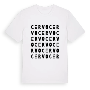 Cervo ordlek t-shirt – ekologisk bomull t-shirt från Pinshirt