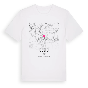 Cesio karta t-shirt – ekologisk bomull t-shirt från Pinshirt