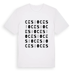 Cesio ordlek t-shirt – ekologisk bomull t-shirt från Pinshirt