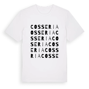 Cosseria ordlek t-shirt – ekologisk bomull t-shirt från Pinshirt