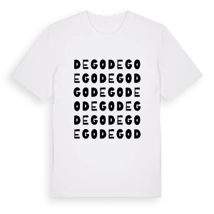 Dego ordlek t-shirt – ekologisk bomull t-shirt från Pinshirt