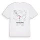 Isola del Cantone karta t-shirt