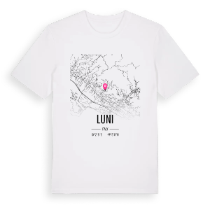 Luni karta t-shirt – ekologisk bomull t-shirt från Pinshirt