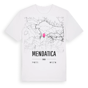 Mendatica karta t-shirt – ekologisk bomull t-shirt från Pinshirt