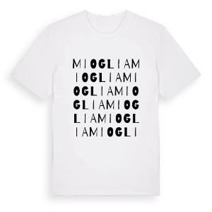 Mioglia ordlek t-shirt – ekologisk bomull t-shirt från Pinshirt