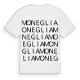 Moneglia ordlek t-shirt