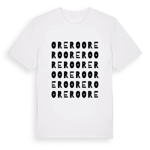 Orero ordlek t-shirt – ekologisk bomull t-shirt från Pinshirt