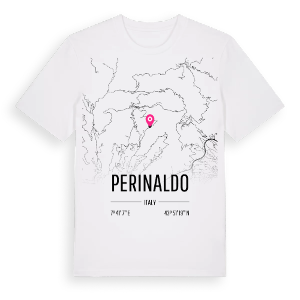 Perinaldo karta t-shirt – ekologisk bomull t-shirt från Pinshirt