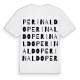 Perinaldo ordlek t-shirt