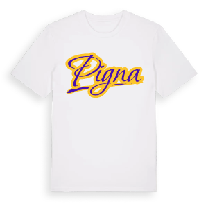 Pigna baseball t-shirt – ekologisk bomull t-shirt från Pinshirt