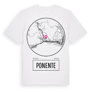 Ponente t-shirt – ekologisk bomull t-shirt från Pinshirt