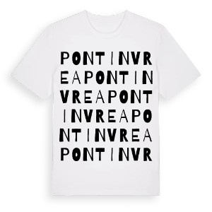 Pontinvrea ordlek t-shirt – ekologisk bomull t-shirt från Pinshirt