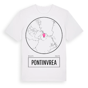 Pontinvrea t-shirt – ekologisk bomull t-shirt från Pinshirt