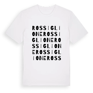 Rossiglione ordlek t-shirt – ekologisk bomull t-shirt från Pinshirt
