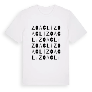 Zoagli ordlek t-shirt – ekologisk bomull t-shirt från Pinshirt