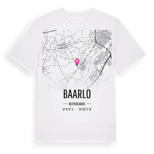 Baarlo karta t-shirt – ekologisk bomull t-shirt från Pinshirt