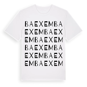 Baexem ordlek t-shirt – ekologisk bomull t-shirt från Pinshirt