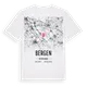 Bergen karta t-shirt