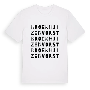 Broekhuizenvorst ordlek t-shirt – ekologisk bomull t-shirt från Pinshirt