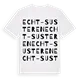 Echt-Susteren ordlek t-shirt