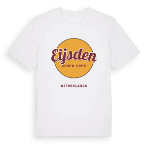 Eijsden cirkel t-shirt – ekologisk bomull t-shirt från Pinshirt