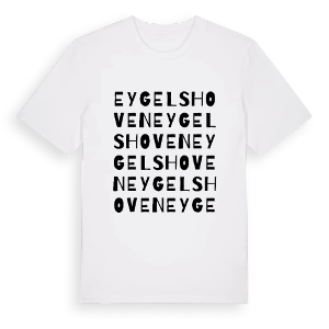 Eygelshoven ordlek t-shirt – ekologisk bomull t-shirt från Pinshirt
