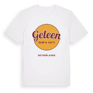 Geleen cirkel t-shirt – ekologisk bomull t-shirt från Pinshirt