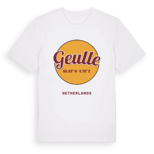 Geulle cirkel t-shirt – ekologisk bomull t-shirt från Pinshirt