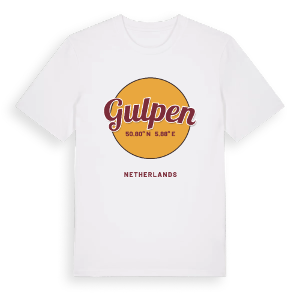 Gulpen cirkel t-shirt – ekologisk bomull t-shirt från Pinshirt